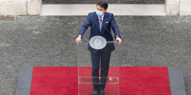 Il presidente del consiglio, Giuseppe Conte