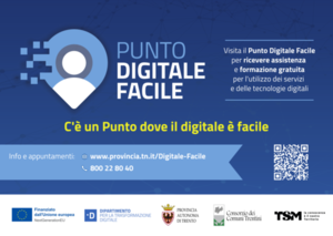 Digitale Facile, un nuovo punto a Vermiglio e presso la Motorizzazione civile di Trento